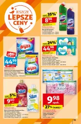 Gazetka promocyjna Auchan - Hipermarket - Gazetka - ważna od 21.08 do 21.08.2024 - strona 33 - produkty: Domestos, Pampers, Papier, Proszek do prania, Papier toaletowy, Silan, Płyn do wc, Foxy, Bryza