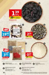 Gazetka promocyjna Auchan - Hipermarket - Gazetka - ważna od 21.08 do 21.08.2024 - strona 34 - produkty: Ryż, Płatki owsiane, Rodzynki