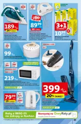 Gazetka promocyjna Auchan - Hipermarket - Gazetka - ważna od 21.08 do 21.08.2024 - strona 47 - produkty: Odkurzacz, Top, Sok, Ser, Czajnik elektryczny, Czajnik, Clin, Pojemnik, Mikser, Tefal, Talerz, Kuchenka mikrofalowa, Mikser ręczny, Suszarka, Zelmer, Bosch, Grill, Fa