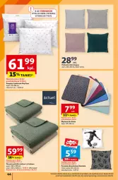 Gazetka promocyjna Auchan - Hipermarket - Gazetka - ważna od 21.08 do 21.08.2024 - strona 52 - produkty: Wycieraczka, Poduszka dekoracyjna, Poszewka, Narzuta, Dzieci, Poduszka