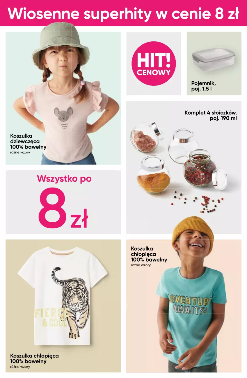Gazetka promocyjna Pepco - Kolorowe dresy - ważna 08.02 do 28.02.2024 - strona 5 - produkty: Kosz, Koszulka, Pojemnik