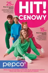 Gazetka promocyjna Pepco - Kolorowe dresy - Gazetka - ważna od 28.02 do 28.02.2024 - strona 1 - produkty: Sok, Dres, Spodnie, Bluza, Spodnie dresowe