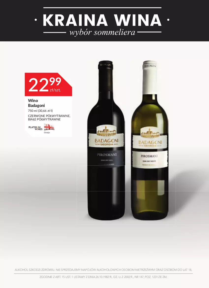 Gazetka promocyjna Stokrotka - Oferta alkoholowa - ważna 23.06 do 20.07.2022 - strona 14 - produkty: Wino