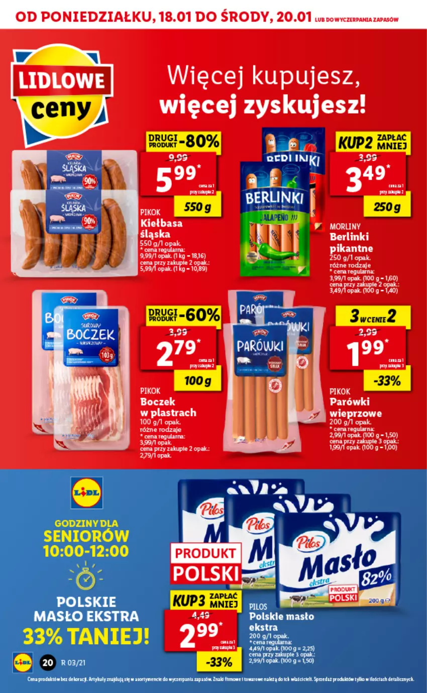 Gazetka promocyjna Lidl - Oferta tygodnia - ważna 18.01 do 21.01.2021 - strona 20