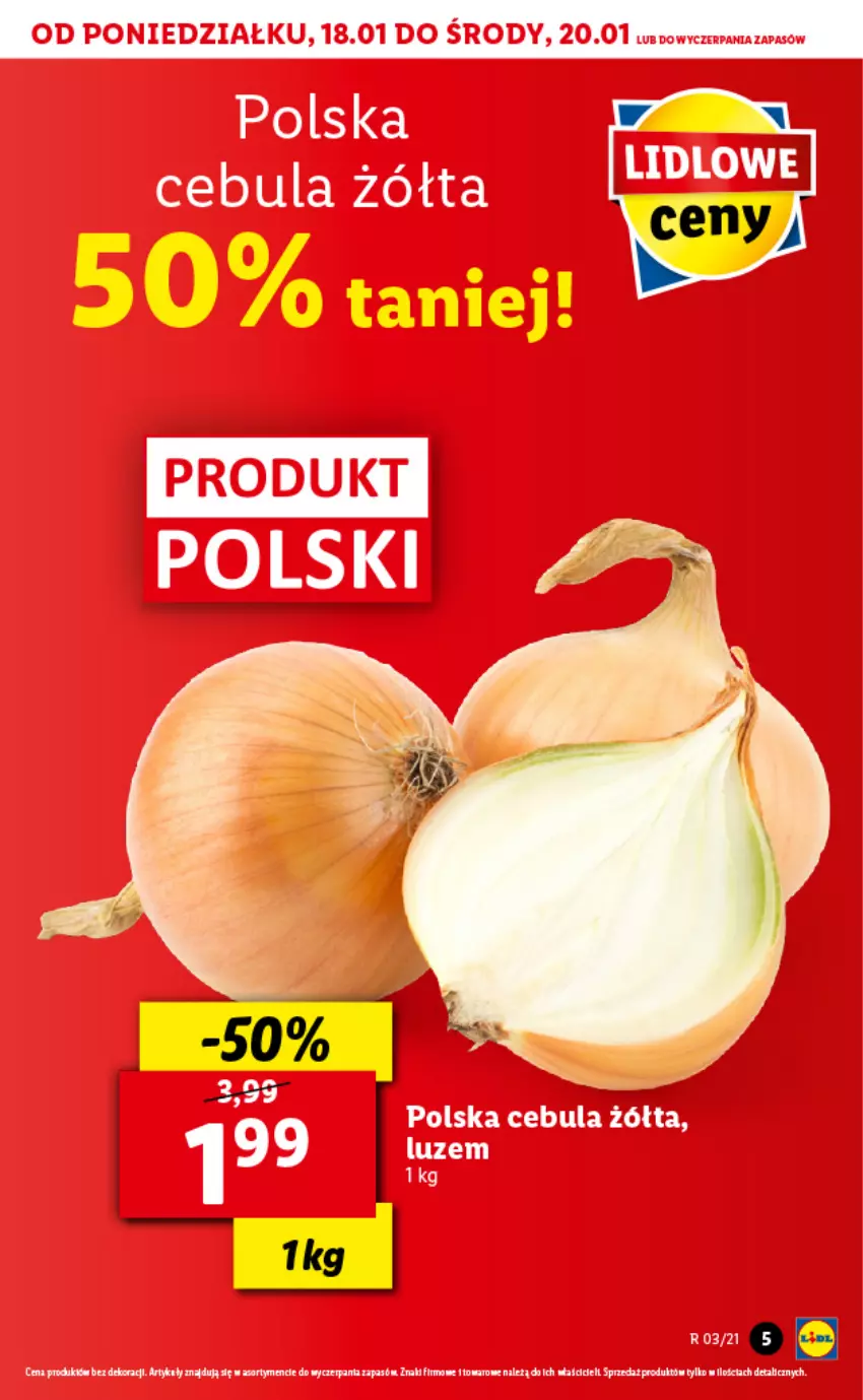 Gazetka promocyjna Lidl - Oferta tygodnia - ważna 18.01 do 21.01.2021 - strona 5