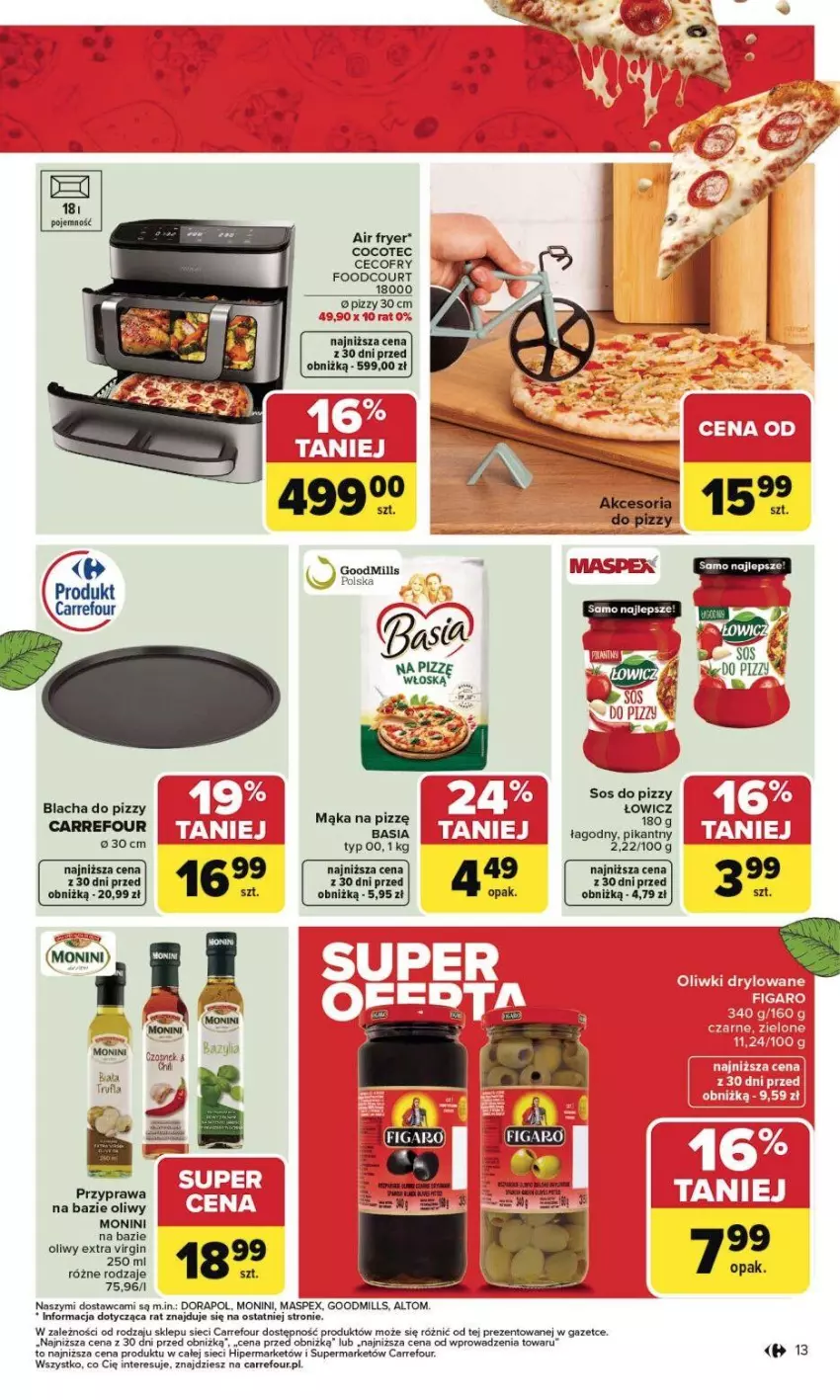 Gazetka promocyjna Carrefour - Gazetka Carrefour, Market od poniedziałku! - ważna 02.02 do 07.02.2026 - strona 16 - produkty: Basia, Gin, Monini, Sos, Sos do pizzy