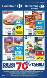 Gazetka promocyjna Carrefour - Gazetka Carrefour, Market od poniedziałku! - Gazetka - ważna od 07.02 do 07.02.2026 - strona 1 - produkty: Szynka wieprzowa, O nas, Dr. Oetker, Szynka, Pizza, Mleczko, Czekolada, Ariel, Kapsułki do prania, Milka, Fa