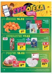 Gazetka promocyjna Carrefour - Gazetka Market Zyskoteka - Gazetka - ważna od 21.02 do 21.02.2022 - strona 2 - produkty: Mandarynki, Cukier, Kosz, Mlekovita, Komplet obiadowy, Olej, Mleko