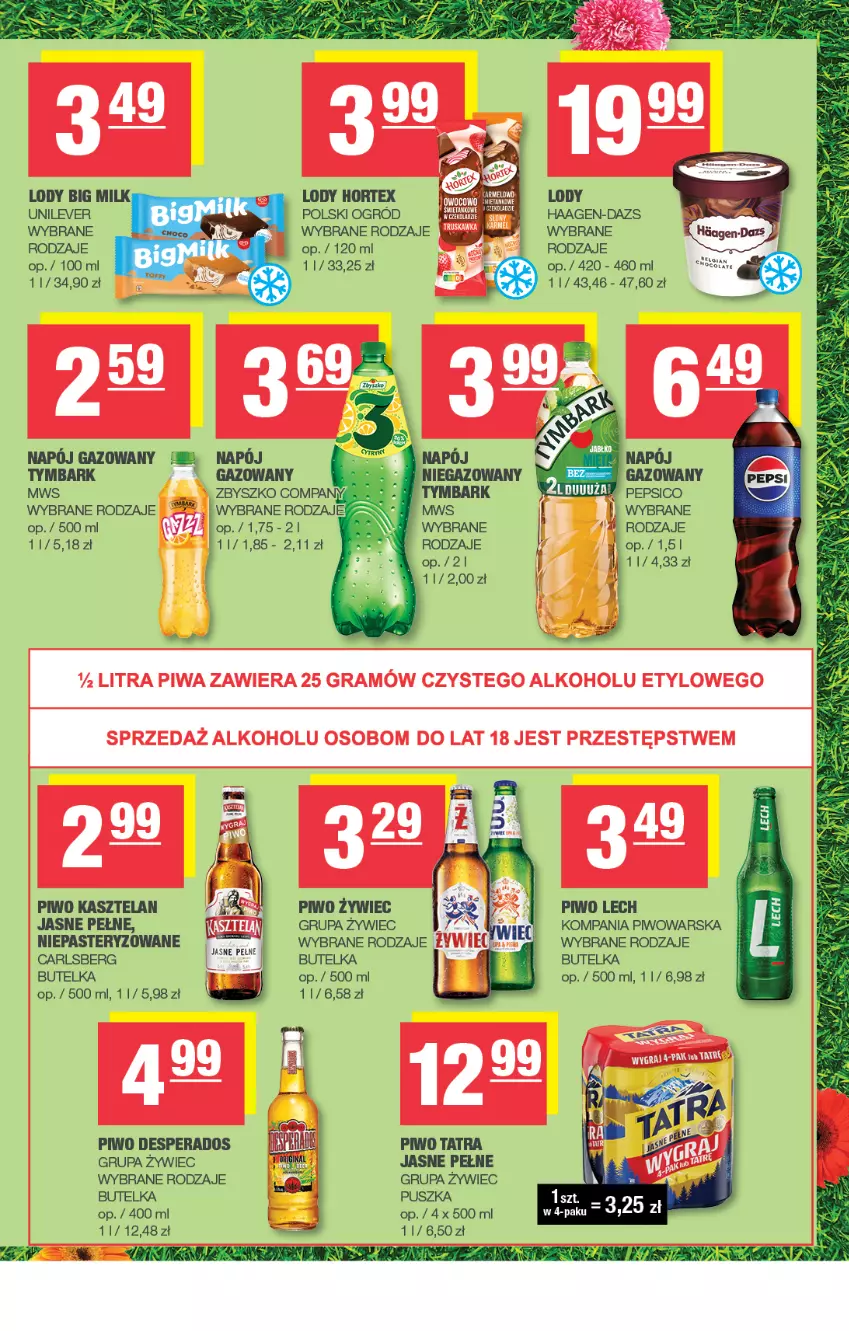 Gazetka promocyjna Spar - Spar - ważna 01.06 do 11.06.2025 - strona 7 - produkty: Carlsberg, Desperados, Kasztelan, Napój, Napój gazowany, Piwo, Tatra, Tymbark