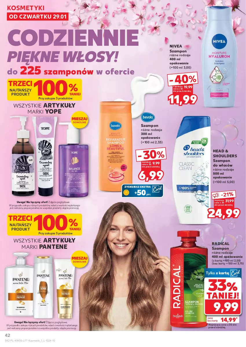 Gazetka promocyjna Kaufland - Gazetka tygodnia - ważna 29.01 do 04.02.2026 - strona 42 - produkty: Nivea, Pantene, Por, Szampon, Waga, Yope