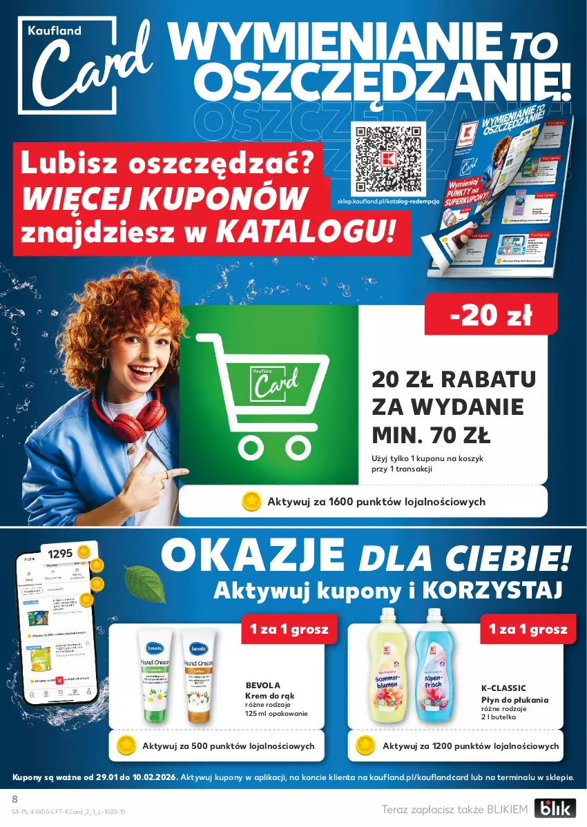 Gazetka promocyjna Kaufland - Gazetka tygodnia - ważna 29.01 do 04.02.2026 - strona 8 - produkty: Kosz, Krem do rąk, Płyn do płukania, Tera, Tran
