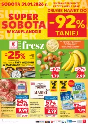 Gazetka promocyjna Kaufland - Gazetka tygodnia - Gazetka - ważna od 04.02 do 04.02.2026 - strona 10 - produkty: Piec, Banany, Cebula, Warzywa, Karkówka wieprzowa, Stek, Mlekovita, Laur, Pieczywo, Owoce, Waga, Masło, Olej, Lisner, Mleko