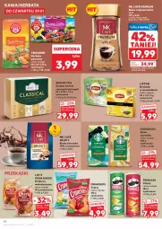 Gazetka promocyjna Kaufland - Gazetka tygodnia - Gazetka - ważna od 04.02 do 04.02.2026 - strona 36 - produkty: Kawa rozpuszczalna, Kawa ziarnista, Chipsy, Kawa, Lipton, Teekanne, Crunchips, Pringles, Herbata, Lay’s, Krakersy, Herbata owocowa
