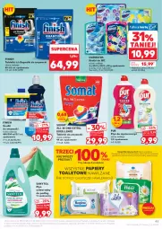 Gazetka promocyjna Kaufland - Gazetka tygodnia - Gazetka - ważna od 04.02 do 04.02.2026 - strona 45 - produkty: Domestos, Por, Pur, Do mycia naczyń, Papier, Finish, Tablet, Płyn do mycia naczyń, Somat, Płyn do mycia, Sanytol, Zmywarki, Waga, Tabletki do zmywarki
