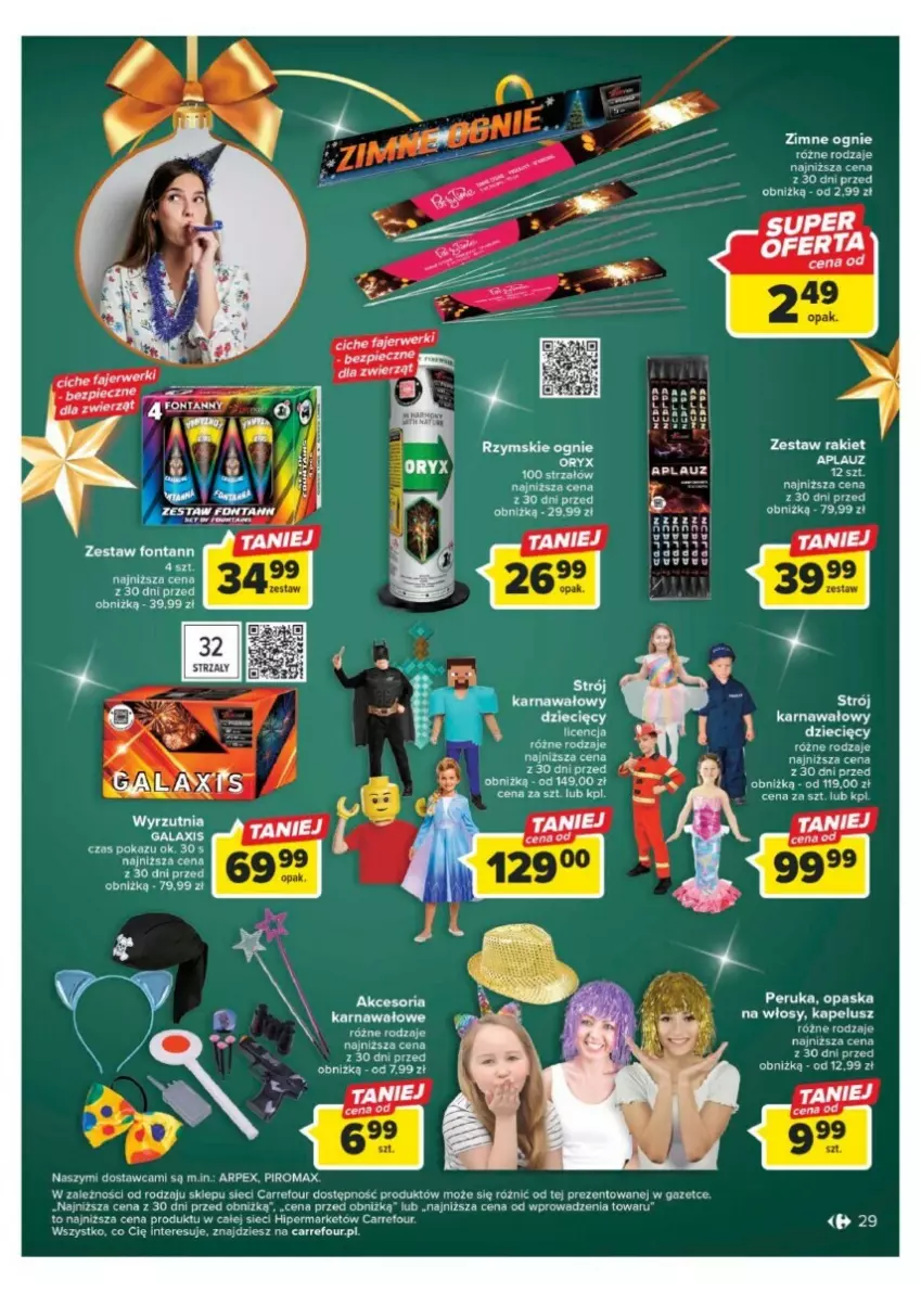 Gazetka promocyjna Carrefour - ważna 11.12 do 17.12.2023 - strona 22 - produkty: Dzieci, Fa, Opaska, Piec, Rzymskie ognie