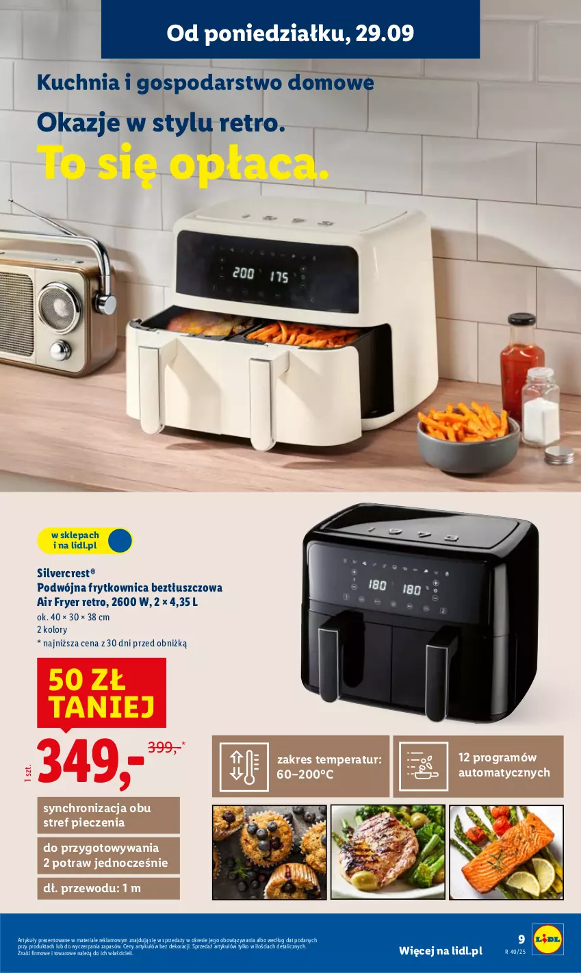 Gazetka promocyjna Lidl - GAZETKA - ważna 29.09 do 04.10.2025 - strona 13 - produkty: Gra, Kuchnia, Piec, Silvercrest