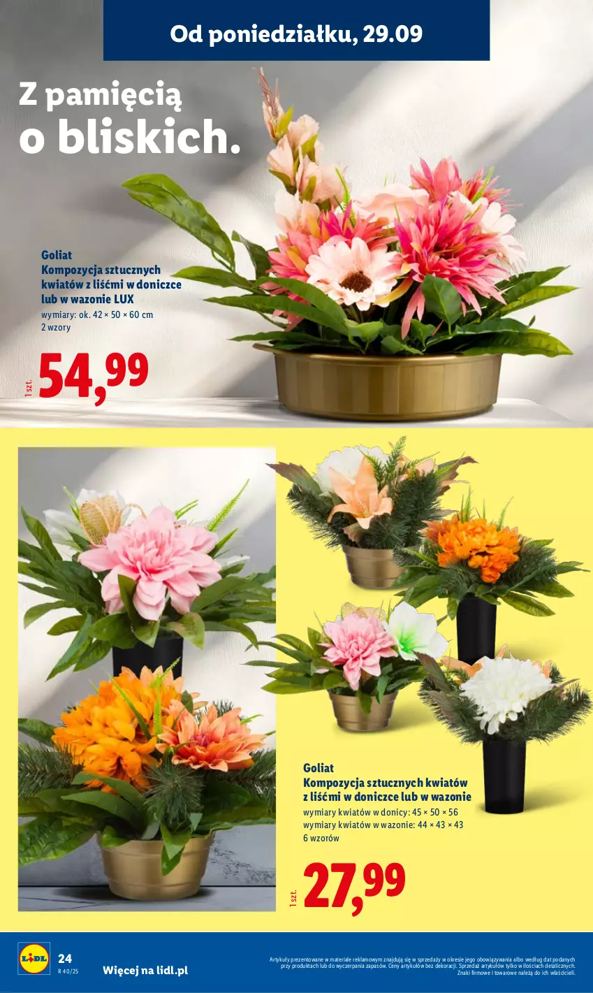Gazetka promocyjna Lidl - GAZETKA - ważna 29.09 do 04.10.2025 - strona 32 - produkty: Wazon