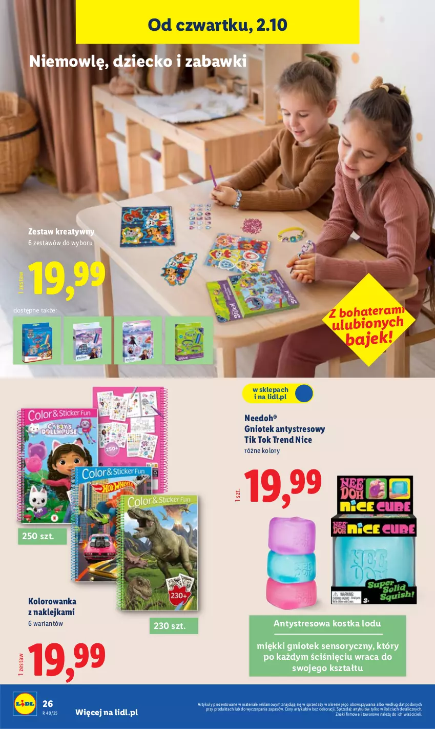 Gazetka promocyjna Lidl - GAZETKA - ważna 29.09 do 04.10.2025 - strona 36 - produkty: Klej, Kolorowanka, Tera