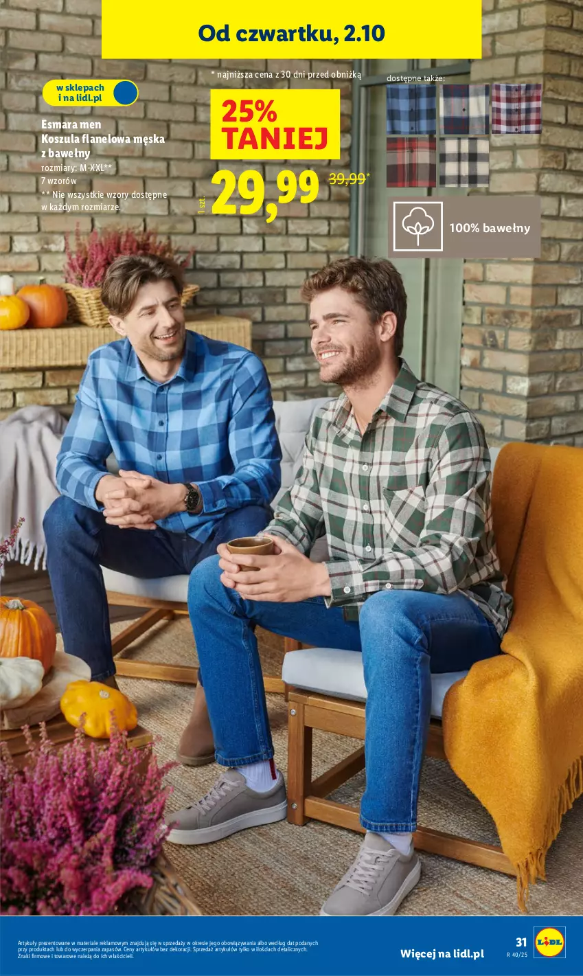 Gazetka promocyjna Lidl - GAZETKA - ważna 29.09 do 04.10.2025 - strona 41 - produkty: Kosz, Koszula