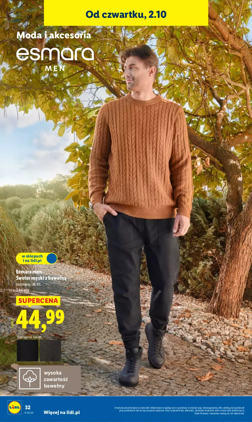 Gazetka promocyjna Lidl - GAZETKA - ważna 29.09 do 04.10.2025 - strona 42 - produkty: Moda, Sok, Sweter