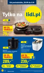 Gazetka promocyjna Lidl - GAZETKA - Gazetka - ważna od 04.10 do 04.10.2025 - strona 10 - produkty: Piec, Silvercrest, Gra, Automat do pieczenia chleba, Szybkowar, Dżem, Płyta, Chleb