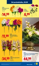 Gazetka promocyjna Lidl - GAZETKA - Gazetka - ważna od 04.10 do 04.10.2025 - strona 33 - produkty: Chryzantema, Wazon, Bukiet