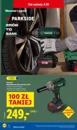 Gazetka promocyjna Lidl - GAZETKA - Gazetka - ważna od 04.10 do 04.10.2025 - strona 8 - produkty: Parkside, Walizka, Warka, Ogród, Klucz udarowy, Akumulator