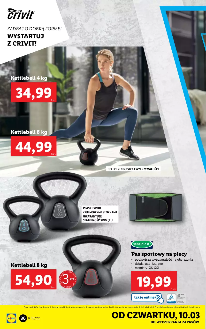 Gazetka promocyjna Lidl - GAZETKA - ważna 07.03 do 12.03.2022 - strona 36 - produkty: Bell, Por, Sport, Top