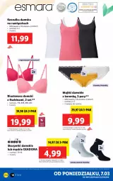 Gazetka promocyjna Lidl - GAZETKA - Gazetka - ważna od 12.03 do 12.03.2022 - strona 10 - produkty: Sok, Majtki, Biustonosz, Karp, Kosz, Skarpetki, Koszulka