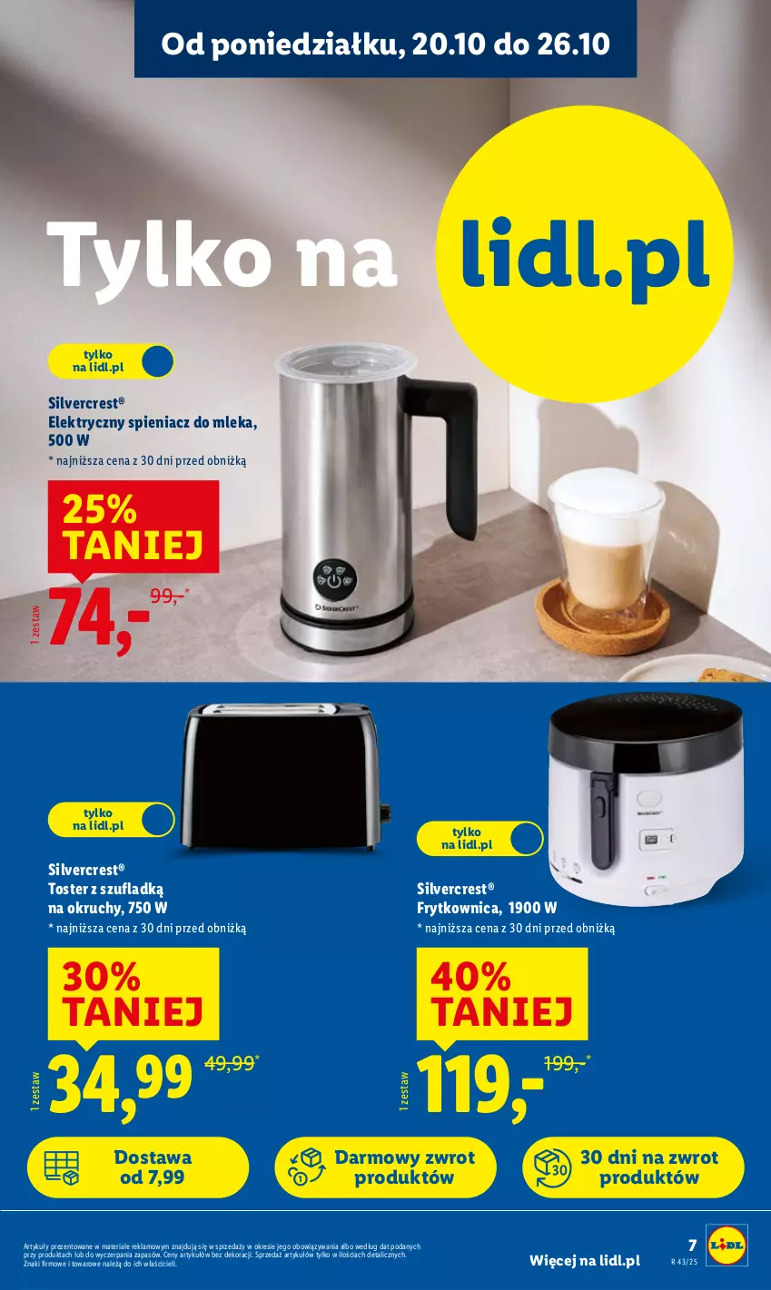 Gazetka promocyjna Lidl - GAZETKA - ważna 20.10 do 25.10.2025 - strona 7 - produkty: Silvercrest, Toster