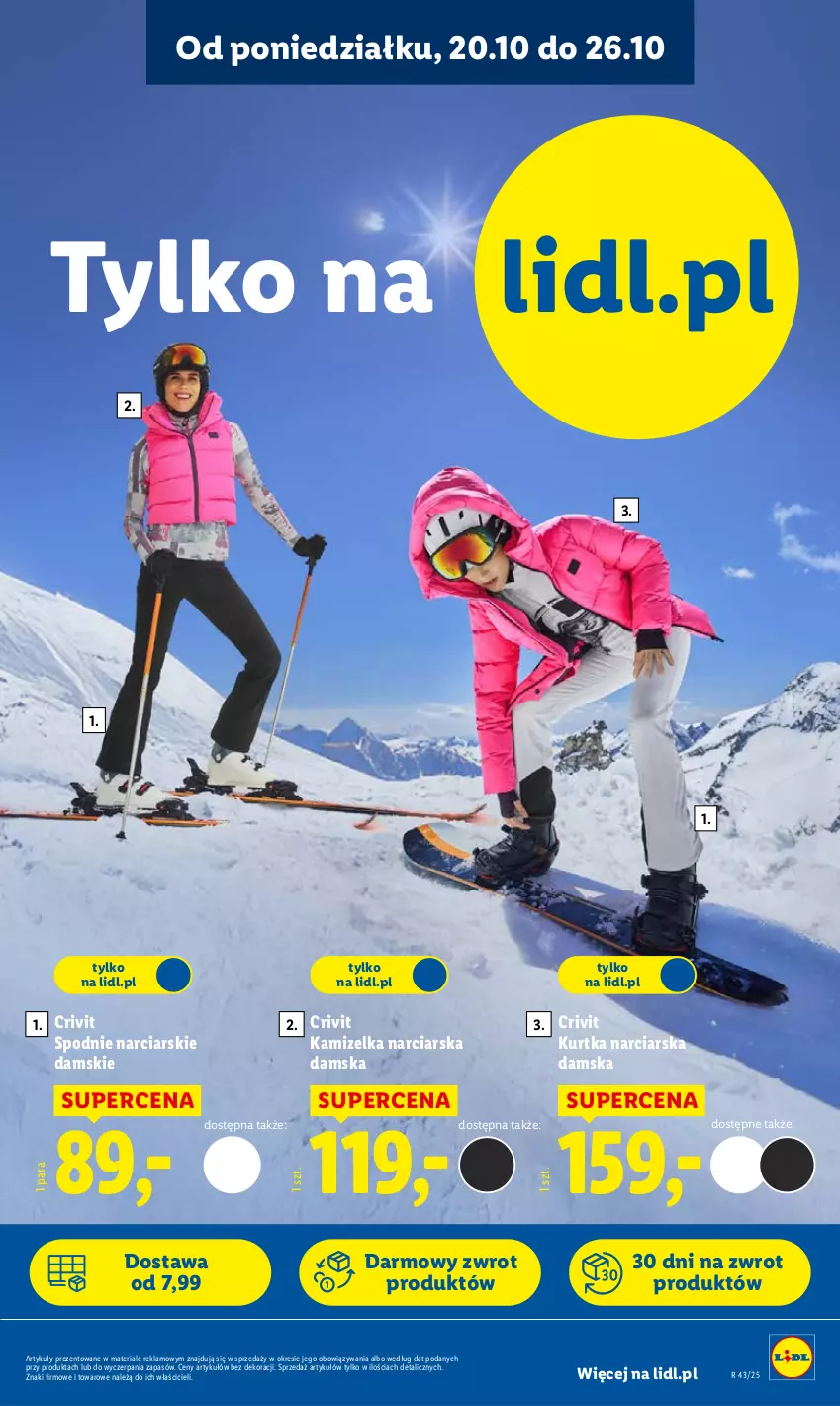 Gazetka promocyjna Lidl - GAZETKA - ważna 20.10 do 25.10.2025 - strona 9 - produkty: Kamizelka, Kurtka, Spodnie