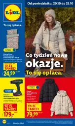 Gazetka promocyjna Lidl - GAZETKA - Gazetka - ważna od 25.10 do 25.10.2025 - strona 1 - produkty: Parkside, Ivar, Pościel, Akumulatorowa wiertarkowkrętark, Kurtka, Wiertarkowkrętarka, Tarka, Wkręt, Wkrętarka, Akumulator