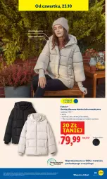 Gazetka promocyjna Lidl - GAZETKA - Gazetka - ważna od 25.10 do 25.10.2025 - strona 29 - produkty: Por, Kurtka