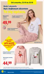 Gazetka promocyjna Lidl - GAZETKA - Gazetka - ważna od 25.10 do 25.10.2025 - strona 36 - produkty: Kosz, Koszulka, Dres, Moda, Spodnie, Bluza, Bluza dresowa, Piżama