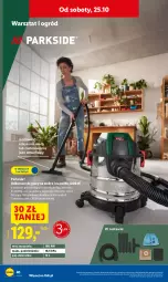Gazetka promocyjna Lidl - GAZETKA - Gazetka - ważna od 25.10 do 25.10.2025 - strona 44 - produkty: Parkside, Odkurzacz, Przewód, Papier, Rura, Ogród
