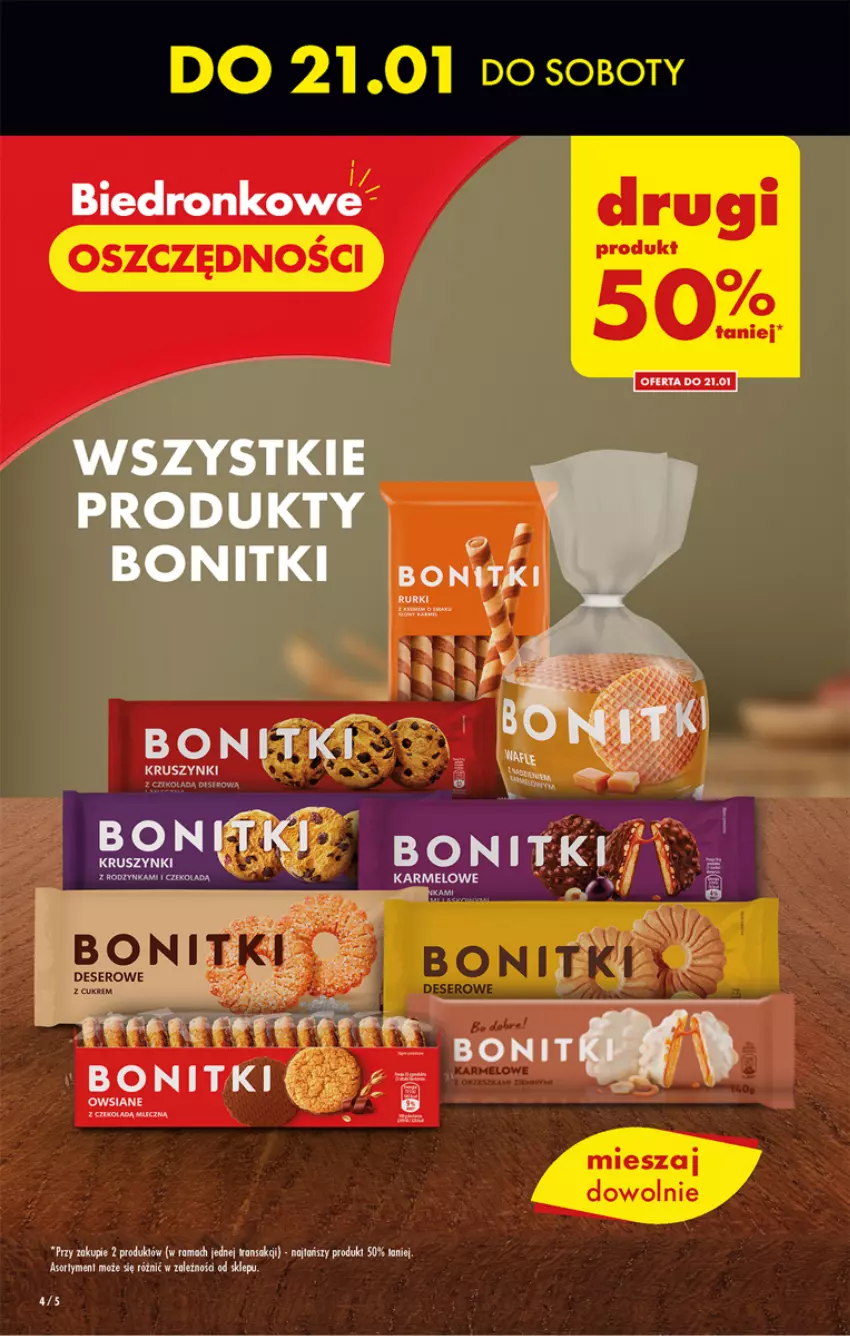 Gazetka promocyjna Biedronka - Gazetka - Biedronka.pl - ważna 19.01 do 25.01.2023 - strona 4 - produkty: Bonitki, Rama, Tran