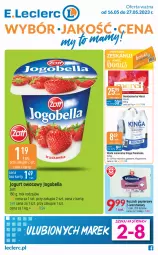 Gazetka promocyjna E Leclerc - Gazetka - ważna od 27.05 do 27.05.2023 - strona 1 - produkty: Papier, Jogurt owocowy, Bell, Jogurt, Ręcznik, Rolki, Oshee, Woda mineralna, Bella, Woda, Jogobella, Merci