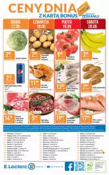 Gazetka promocyjna E Leclerc - Gazetka - ważna od 27.05 do 27.05.2023 - strona 16 - produkty: Piec, Kurczak, Banany, Top, Sos, Por, Gra, Papier, Filet z piersi kurczaka, Sałata lodowa, Szal, Kosz, Ziemniaki, Sałat, Pepsi, Bułka grahamka, Matjas, Sport, Napój gazowany, Stock, Boczek, Napój, Bułka, Boczek wieprzowy