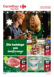 Gazetka promocyjna Carrefour - Gazetka Market Okazje grudnia - Gazetka - ważna od 31.12 do 31.12.2021 - strona 1 - produkty: Ser, Twaróg, Szynka wieprzowa, Cukier, Président, Szynka, Cukierki