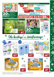 Gazetka promocyjna Carrefour - Gazetka Market Okazje grudnia - Gazetka - ważna od 31.12 do 31.12.2021 - strona 15 - produkty: Płyn do kąpieli, Naturell, Pampers, Papier, Pieluchy, Dezodorant, Majtki, Adidas, Schwarzkopf, Papier toaletowy, Venus, Ręcznik, Rolki, Szampon, Podpaski, Foxy, Pieluchomajtki, Nivea Baby, Wkładki, Nivea, Naturella