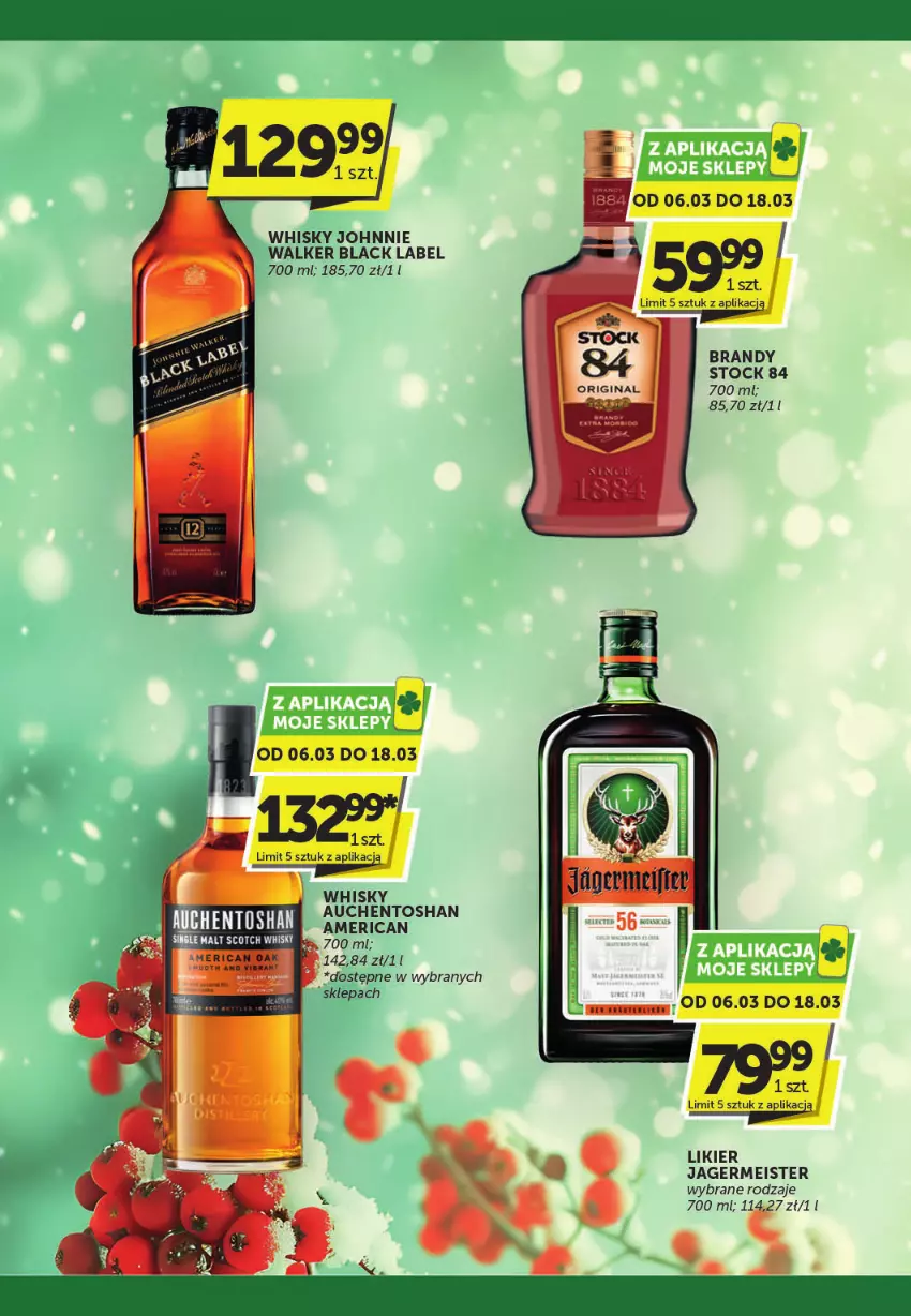 Gazetka promocyjna ABC - ważna 06.03 do 18.03.2025 - strona 4 - produkty: Brandy, Jagermeister, Likier, Stock