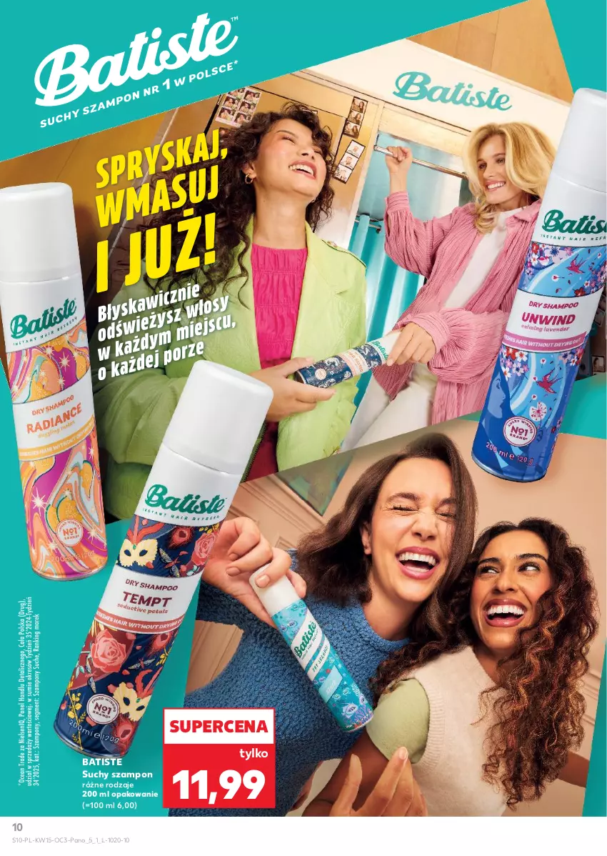 Gazetka promocyjna Kaufland - Kaufland - ważna 09.04 do 22.04.2026 - strona 10 - produkty: Batiste, Ogród, Suchy szampon, Szampon