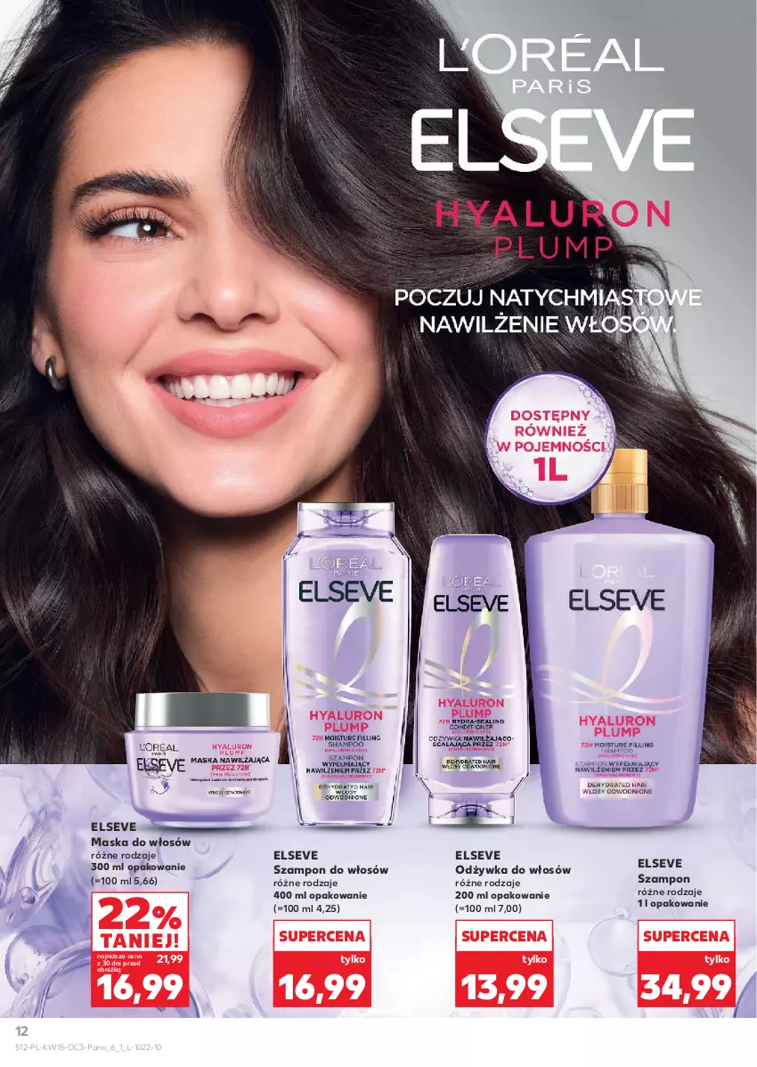 Gazetka promocyjna Kaufland - Kaufland - ważna 09.04 do 22.04.2026 - strona 12 - produkty: Elseve, Maska, Maska do włosów, Odżywka, Ogród, Szampon