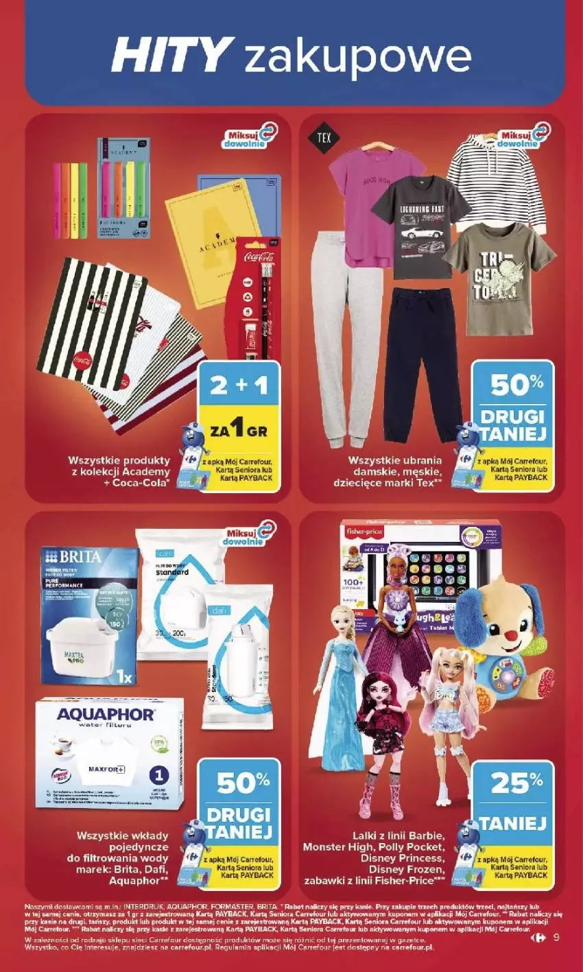 Gazetka promocyjna Carrefour - Gazetka Carrefour, Market w SUMIE najlepszy, od poniedziałku - ważna 03.08 do 08.08.2026 - strona 11 - produkty: Aquaphor, Disney, Frozen, Koc, Metro, Sanki, Ser