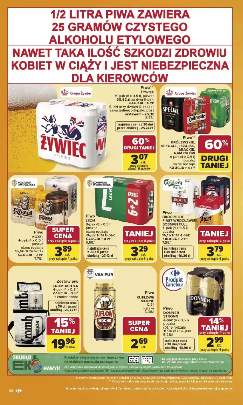 Gazetka promocyjna Carrefour - Gazetka Carrefour, Market w SUMIE najlepszy, od poniedziałku - ważna 03.08 do 08.08.2026 - strona 40 - produkty: Gra, Koc, Namysłów, Okocim, Piast, Piec, Piwa, Piwo, Torba