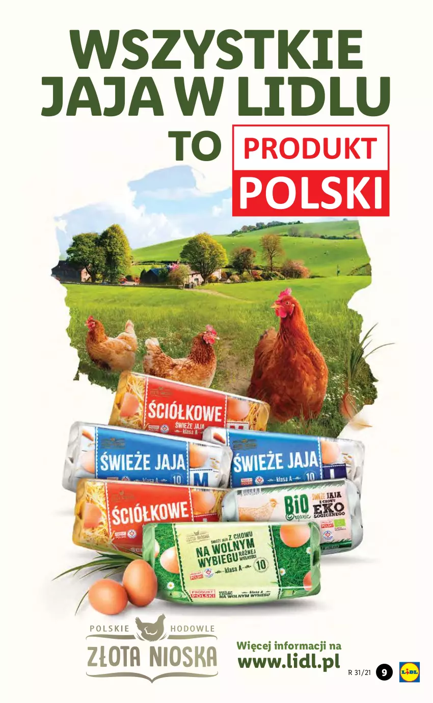 Gazetka promocyjna Lidl - GAZETKA - ważna 02.08 do 04.08.2021 - strona 9 - produkty: Jaja