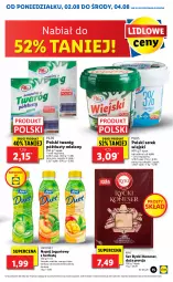 Gazetka promocyjna Lidl - GAZETKA - Gazetka - ważna od 04.08 do 04.08.2021 - strona 15 - produkty: Serek wiejski, Ser, Por, Twaróg, Jogurt, Napój jogurtowy, Serek, Pilos, Limonka, Twaróg półtłusty, Herbata, Mango, Napój