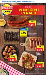 Gazetka promocyjna Lidl - GAZETKA - Gazetka - ważna od 04.08 do 04.08.2021 - strona 22 - produkty: Kiełbasa podwawelska, Wawel, PIKOK, Kaszanka, Grill, Kasza, Kiełbasa