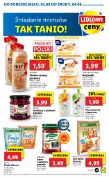 Gazetka promocyjna Lidl - GAZETKA - Gazetka - ważna od 04.08 do 04.08.2021 - strona 47 - produkty: Naleśniki, Mus, Jogurt, Dżem, Chleb tostowy, Cini Minis, Chleb, Nestlé, Herbapol