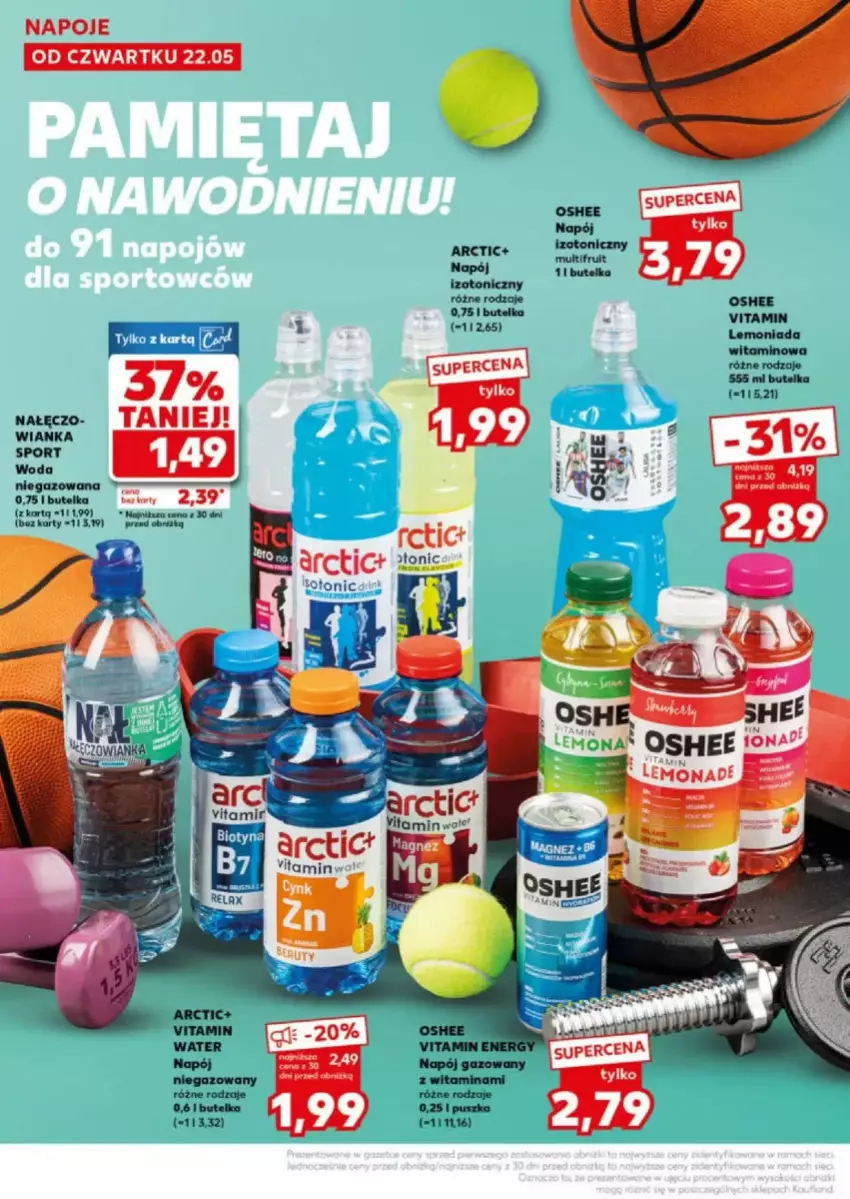 Gazetka promocyjna Kaufland - ważna 24.05 do 24.05.2025 - strona 48 - produkty: Lemoniada, LG, Napój, Napoje, Oshee, Por, Sport, Woda